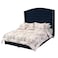 In House Maldives Velvet Bed Frame - King - 200x200 cm - Dark Blue