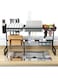 Over The Sink Dish Drying Rack Organizer Black 85cm