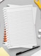 Lowha Spiral Notebook With 60 Sheets And Hard Paper Covers With Hey Fox Vector Design, For Jotting Notes And Reminders, For Work, University, School