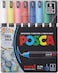 Generic Posca Pxpc1Mr8 Acrylic Paint Marker Set