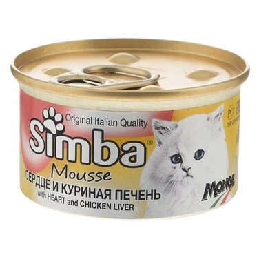SIMBA CAT MOUSSE H CHICKEN LIVER85G