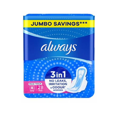 Always Maxi Thick Long Pads - 28 Pads