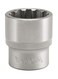 Spline Socket 1/2-InchDr 12mm YT-1464