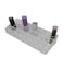 24 Spaces Clear Acrylic Lipstick Organizer Display Stand Cosmetic Makeup Organizer for Lipstick, Brushes, Bottles
