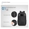 Arctic Hunter Laptop Backpack Fit 15.6 inch Business Travel Computer Bag with Luggage Strap Water Resistant Backpack with Charging Port for Men &amp; Women B00111C Black