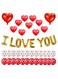 Generic 35-Piece Valentines Day Wall Balloons Medium