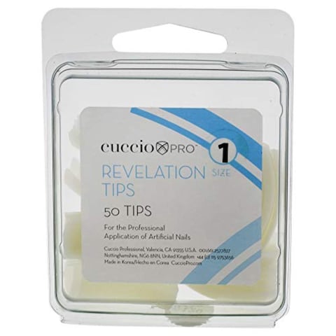 Cuccio Revelation 50-Piece Nail Tips, Size