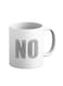 muGGyz Stay Wild Type Printed Ceramic Coffee Mug White/Black