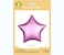 Party Time 1pc 18" Matte Pink Star Shaped Foil Mylar Balloons For Mother's Day, Wedding Decoration &amp; Engagement - Birthday Party Supplies