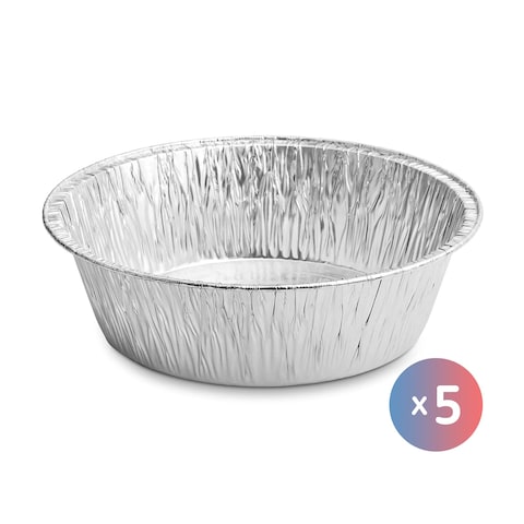 Depak Alum.foil Cake Mold L 5pcs
