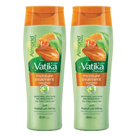 Dabur Vatika Moisture And Treatment Shampoo 400ml Pack of 2