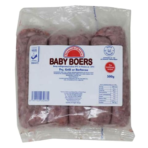 Farmer&#39;s Choice Baby Boers Beef 500g