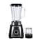 Geepas 2-In-1 Blender With 1.5L Glass Jar, Smart Lock, GSB44076Uk, 2 Speed With Pulse Function, Ideal For Smoothies, Vegetable, Fruits, Milkshakes, Ice &amp; More, Thermostat And Safety Switch