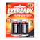 Eveready D2 Batteries - 2 Batteries