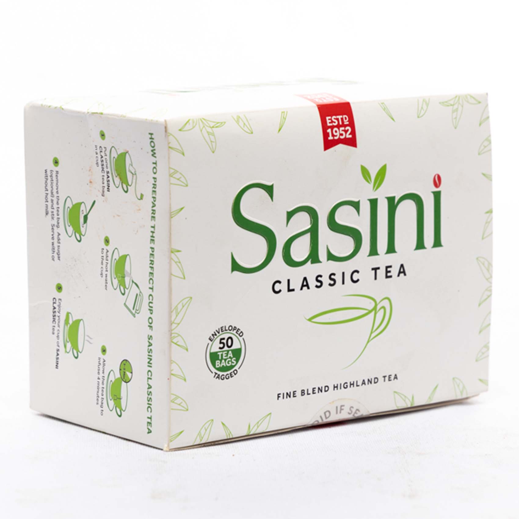 Sasini Classic Black Tea Bags Pack of 50