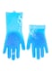 Generic Magic Silicone Gloves With Wash Scrubber Light Blue 240g