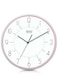Quartz Plastic Real Silent Sweep Movement Designer Clock, Pink   2897 (G46B)





