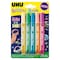 UHU Glow in The Dark Glitter Glue Pen Multicolour 10ml 5 PCS