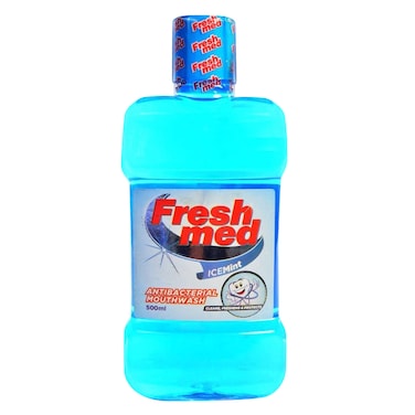 Freshmed Ice Mint Zero Alcohol Mouthwash 500ml