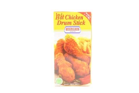 AMERICANA HOT CHICKEN DRUM STICK 475G