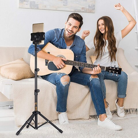 The Mohrim Adjustable Raking Floor Tablet Tripod Stand Mount For Ios Pad &amp; Tablet