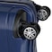 Eminent Hard Case Large Checked Travel Bag Luggage Trolley Polypropylene Lightweight Suitcase 4 Quiet Double Spinner Wheels With Tsa Lock B0011 Dark Blue