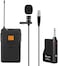 Fifine Fifine 20-Channel Uhf Wireless Lavalier Lapel Microphone System With Bodypack Transmitter, Mini Xlr Female Lapel Mic And Portable Receiver