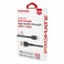 Promate Power Beam Anti-Tangle Data Sync And Charging USB Type-C Cable 25cm Black