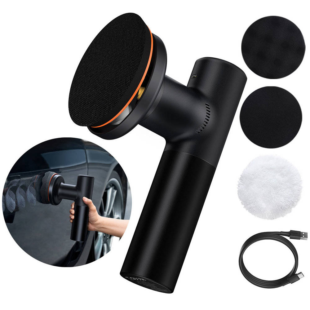 Buy Baseus Wireless Portable Car Polishing Machine 30W 4000mAh Black ...