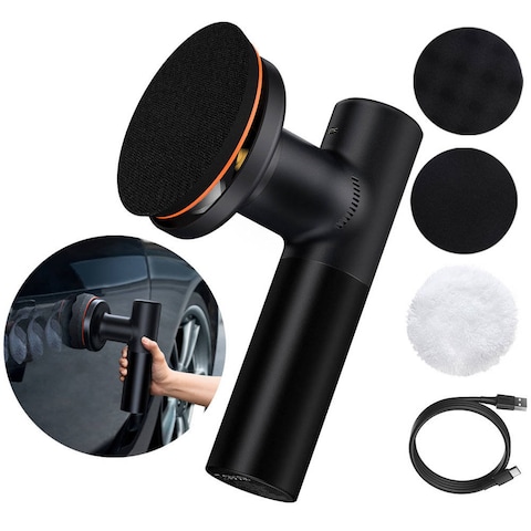 Buy Baseus Wireless Portable Car Polishing Machine 30W 4000mAh Black Online Carrefour UAE