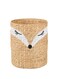 Homesmiths Water Hyacinth Laundry Hamper Fox Shape 38 x 59 cm
