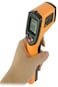 Generic Infrared Ir Laser Digital Thermometer Yellow/Black
