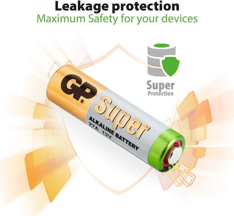 GP 27A Super High Voltage 12V Alkaline Batteries - 5 Pieces