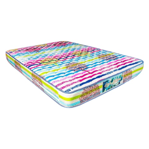 Bobmil Lala Salama Supreme Medium Duty Quilted With Tape Edge Foam Mattress 5Ft X 6Ft X 6 Inches