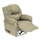 In House Velvet Classic Recliner Chair - Dark Ivory - NZ100