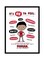 Spoil Your Wall Boys Behavior Poster With Frame Red/White/Black 40x55cm