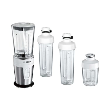 Bosch Mini Blender VitaStyle Mix, 0.6 L, 350 W, BPA Free Parts, Silver