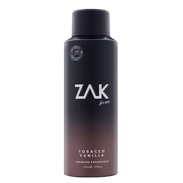 ZAK Tobacco Vanilla Perfume Spray For Men - 175ml