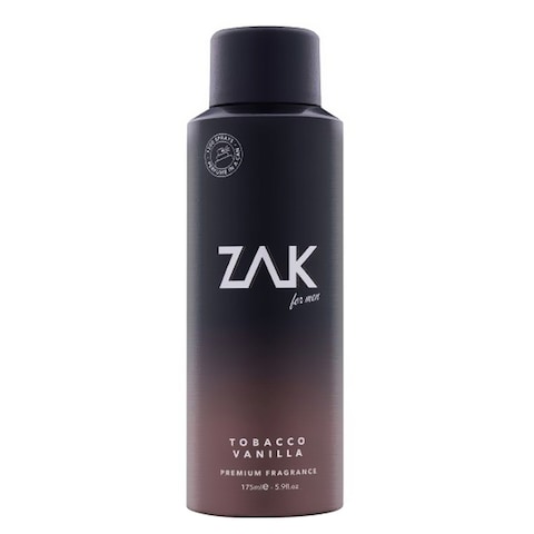ZAK Tobacco Vanilla Perfume Spray For Men - 175ml