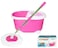 Mop Floor Cleaner with Bucket Set, Best Mop Spin Handle Press 360 Degree Magic Clean (Pack of 1 Unit).