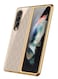 Samsung Galaxy Z Fold 4 Case Luxury Plating Cover with Built-in Screen Protector Glass Hybrid Full Body Protection Flip Cover