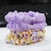 Aiwanto 4Pcs Hair Bands Purple Hair Rubber Girl's Beautiful Hair Bands