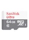 Sandisk Ultra Microsdxc Uhs-I Class 10 Memory Card 64Gb White/Grey
