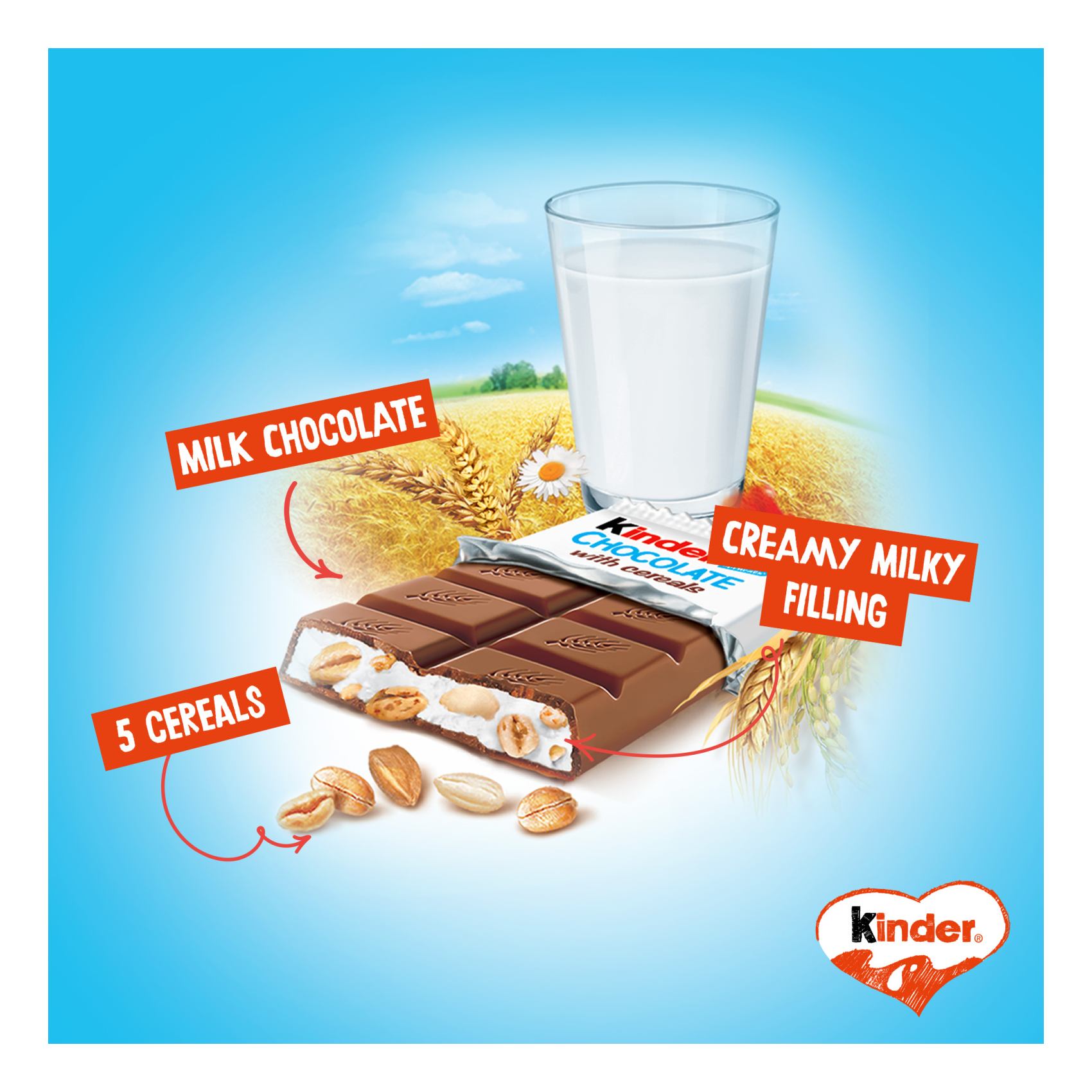 Kinder Chocolate With Cereals 211.5g