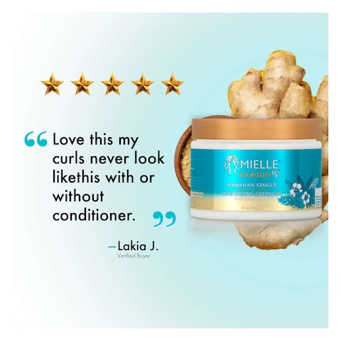 Mielle Moisture Rx Hawaiian Ginger Moisturizing Overnight Conditioner 340g