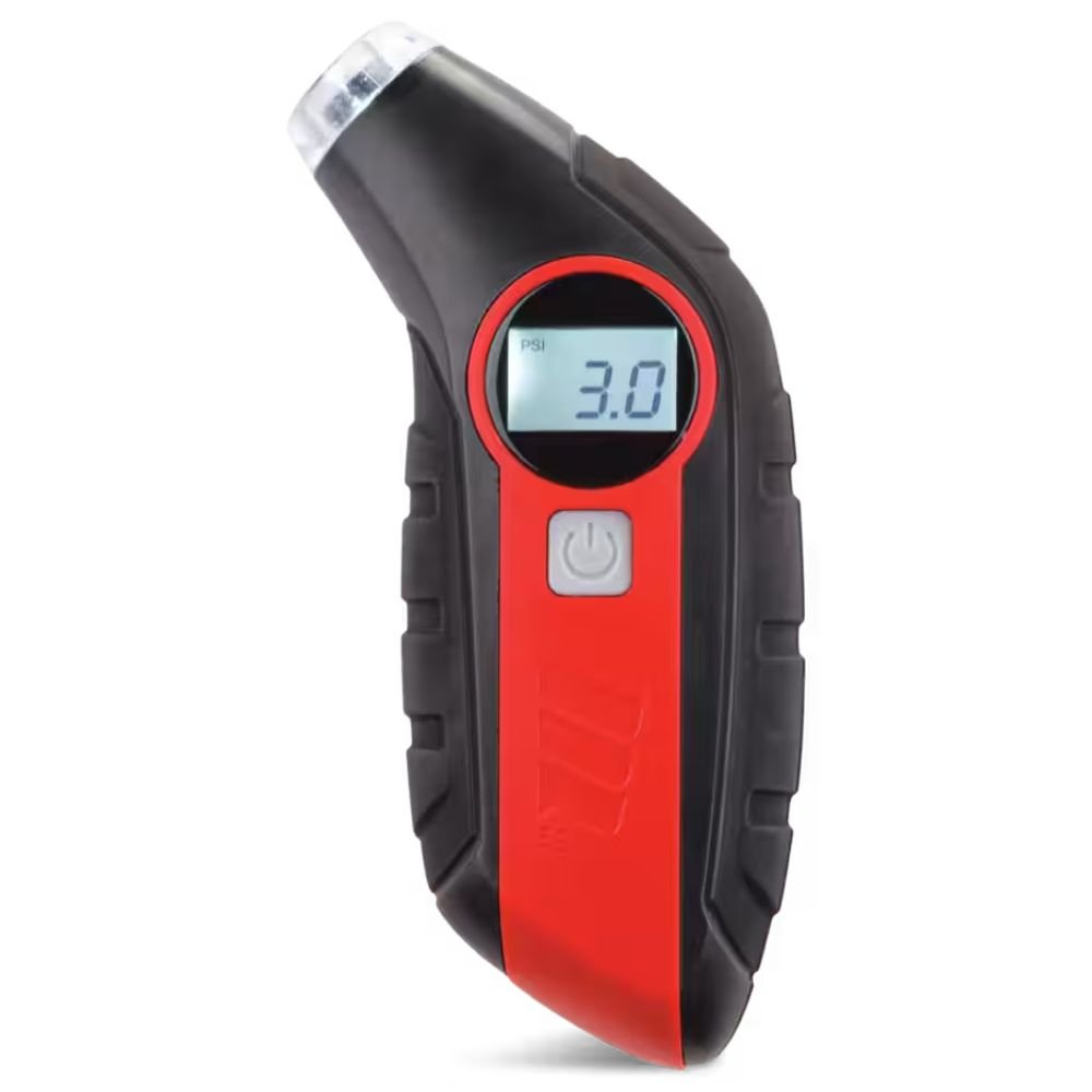 Motomaster Digital Tire Pressure Gauge With Light 5-99 PSI