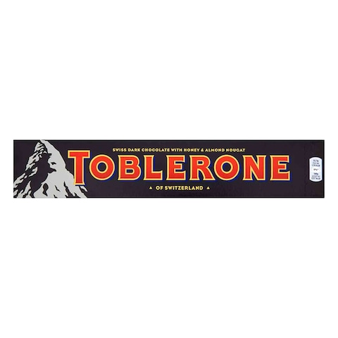 Toblerone Honey And Almond Nougat Swiss Dark Chocolate 100G