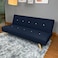In House Aimar 2 In 1 Sofabed Linen Upholstered - Dark Blue