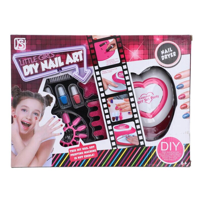 Little Girl DIY Nail Art