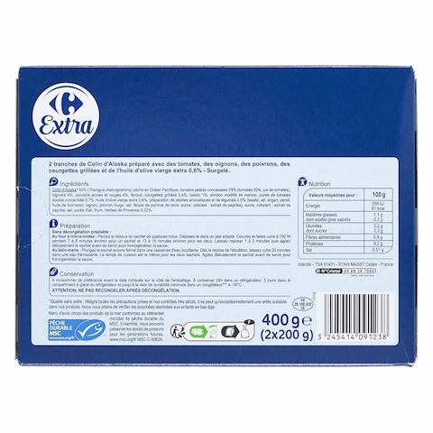 Carrefour Extra Provencal Style Alaskan Pollock 400g